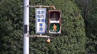 【音響信号(メロディ式)】大分県別府市上野口町「市役所南」交差点