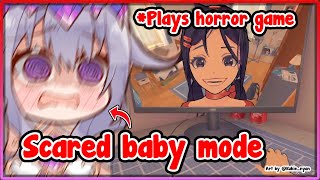 [ENG SUB/Hololive] Biboo regressed into a baby from getting scared in a horror game[VOLUME WARNING]