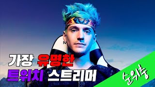 전 세계에서 가장 많이 보는 트위치 방송 TOP 50