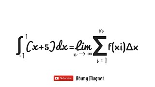 Soal Integral tentu dalam limit jumlah Riemann || Abang Magnet Part 2