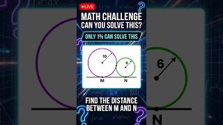 99% Can't Find the Distance Between M and N! 🔥 #maths #shorts #live #math #mathlive