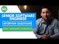 Senior Software Engineer Interview Questions with Answer Examples