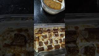 Made two different cheesecakes for Diwali - kitkat biscoff and coffee #cheesecake #biscoff #food