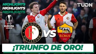 HIGHLIGHTS | Feyenoord vs Roma | UEFA Europa League 22/23 | TUDN