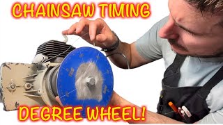 Chainsaw Degree wheel, Timing and Ignition