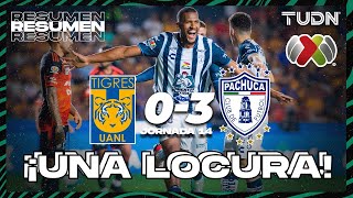 Resumen y goles | Tigres 0-3 Pachuca | CL2024 - Liga Mx J14 | TUDN