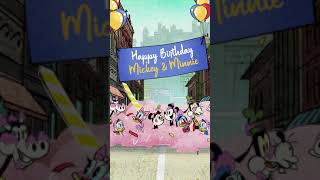 Happy Birthday Mickey & Minnie! #Shorts