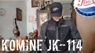 komine JK-114 protect mesh parka ten motorcycle jacket unboxing review 2023