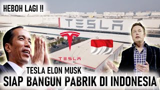 HEBOH LAGI !! INDONESIA KINI BERSIAP JADI NEGARA KE EMPAT PEMILIK PABRIK TESLA DI DUNIA