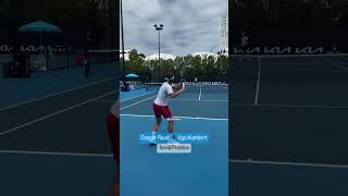 CASPER RUUD Tennis Practice w/ Ugo Humbert 🔥 #Shorts #CasperRuud #Tennis