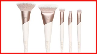 EcoTools Luxe Natural Elegance Professional Face Makeup \u0026 Foundation Brush Set, Premium Kit For Face