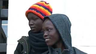 Grace BOL \u0026 Nykhor PAUL @ Paris Fashion Week March 2014 show Haider Ackermann