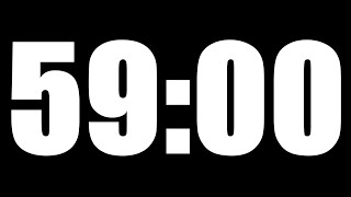 59 MINUTE TIMER | LOUD ALARM  ⏰