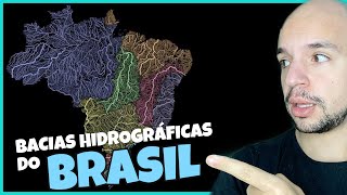 Bacias hidrográficas do Brasil | Hidrografia do Brasil | Aula completa | Ricardo Marcílio