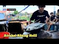 Kepiawaian Abang Holil dalam Memotong Ikan Tuna di Pasar Boswesen || Dengan Skill Golok Super tajam