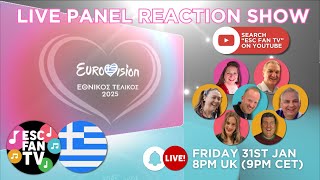 ESC Fan TV Live - The Road To Basel - Greece National Final Panel Review and Reactions