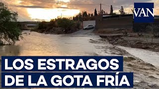 Estos son los estragos de la gota fría en Almería