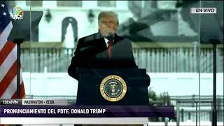 En Vivo desde Washington - Pronunciamiento del presidente Donald Trump