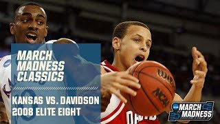 Kansas vs. Davidson: 2008 Elite Eight | FULL GAME