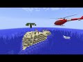 jj and mikey survive in airplane crash in minecraft maizen