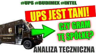 #UPS JEST TANI - CZY GRAM TĘ SPÓŁKĘ? #BUDIMEX zaliczył strefę #INTEL w kluczowym miejscu na wykresie