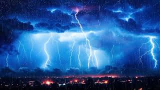 Beat Insomnia with Vigorous Hurricane, Heavy Rain, Terrible Wind & Powerful Thunder at Stormy Night