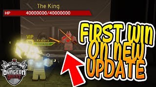 New Kings Castle Dungeon New Armor New Mini Bosses And New - first win on dungeon quest king s castle