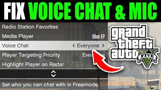 How To Fix Voice Chat \u0026 Mic Not Working In GTA 5 Online - Easy Guide