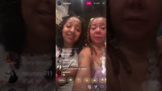 Tiny Harris With Her Daughters Instagram Live August 13, 2020