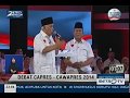 [Debat Capres-Cawapres 2014] Pangan, Energi, dan Lingkungan (6)