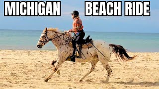 THE RIDE OF A LIFETIME! Michigan Shoreline Ride #equestrian