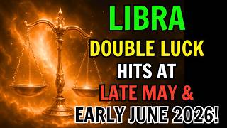 ♎ LIBRA – DOUBLE LUCK IS HERE! ✨ HUGE MONEY AND HEALING NEWS ARRIVE! | LATE MAY & EARLY JUNE 2026