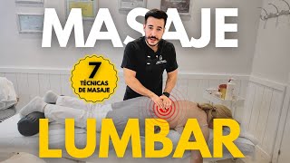 FISIOTERAPEUTA REVELA las 7 MEJORES Técnicas de Masaje Lumbar