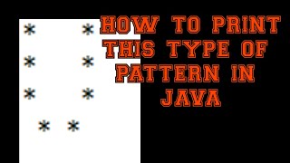 How To Print Alphabet U Pattern In Java