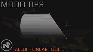 MODO TIPS | Falloff Linear Tool | Modo Tutorial | MODO HARD SURFACE MODELING