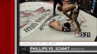 Knockout of the Day: Vyron Phillips Lays Beating on Justin Schmit at Hard Knocks 45