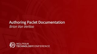Authoring Paclet Documentation