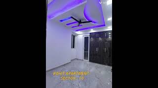 NEWLY FURNISHED SPACIOUS | 3BHK+3BATH | ROHIT APARTMENT SECTOR-10 DWARKA | ₹ 2.10CR | 9958494666