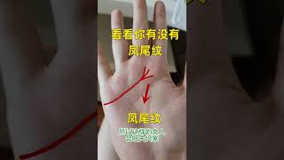 🔥看看你有没有凤尾纹！ 🤚☯看看是不是跟你一樣的手紋，#palmistry  #手相