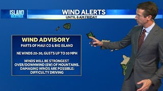 Aloha Friday Weather Forecast | Windy conditions, high surf advisories ahead of Memorial Day