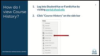 How to see your Course History in StudentVue