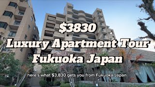 $3830 Luxury Apartment Tour, Fukuoka Japan