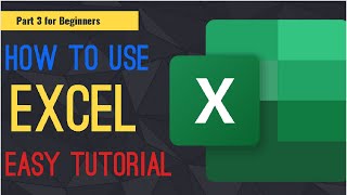 How to Use Microsoft Excel Tutorial | Beginners Level 3