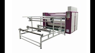 High speed sublimation roll to roll heat transfer machine