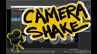 how to do camera vibration in Maya by TECMK