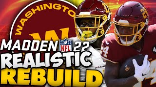 We Drafted A 92 Speed Hidden Dev QB! Washington Football Team Realistic Rebuild! Madden 22 Rebuild