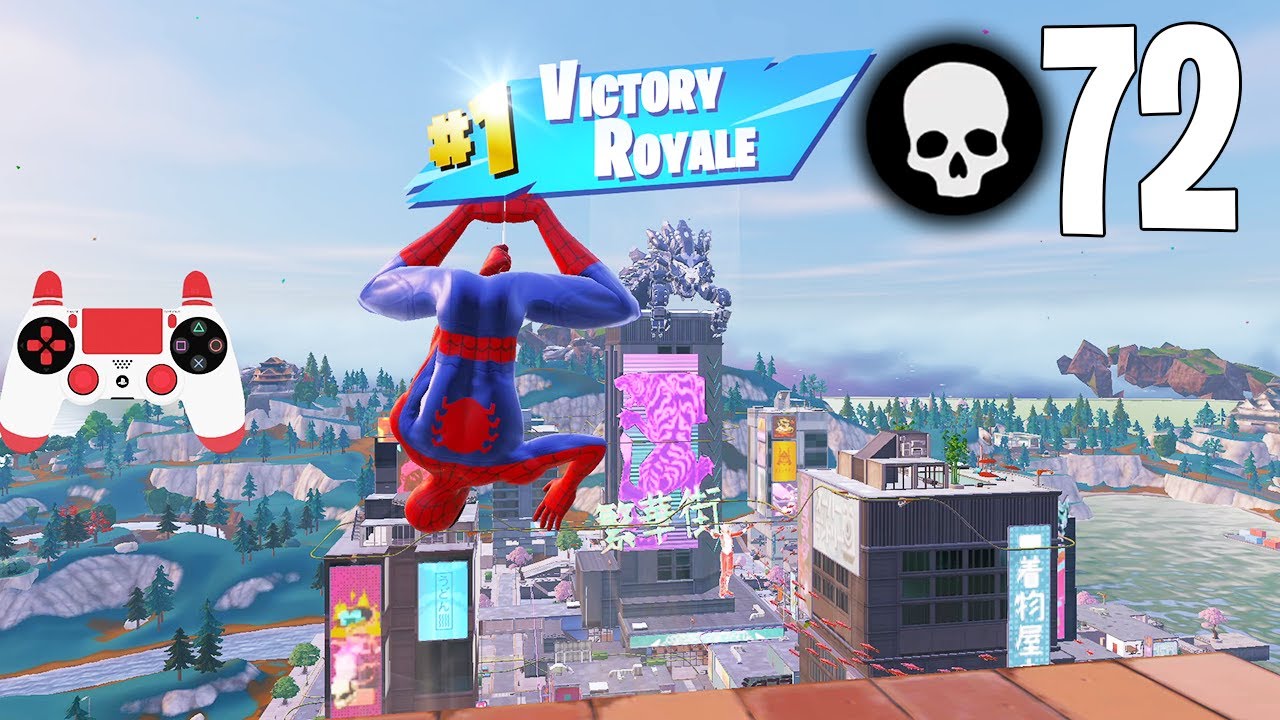 72 Elimination Solo Squads Gameplay Build Zero Build Wins Fortnite