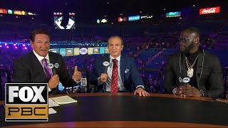Deontay Wilder and Ray Mancini react to Manny Pacquiao's win over Keith Thurman