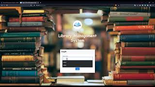 Library Management System in Python using Django DEMO