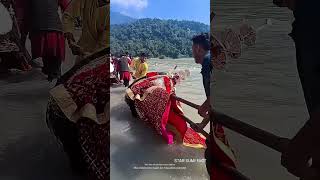 Miracal ma durga bath in Ganga river #shorts #viralvideo #durgapuja #trending #love #sanatan